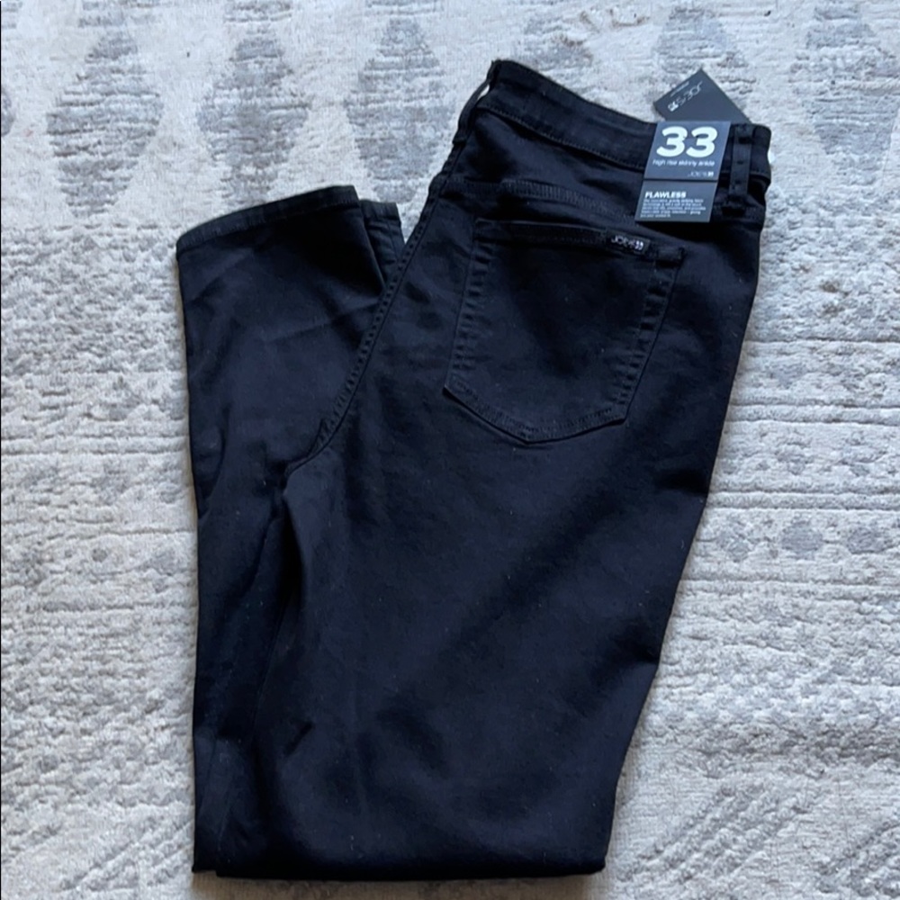 Joe’s Jeans Flawless Black High Rise Skinny Ankle
